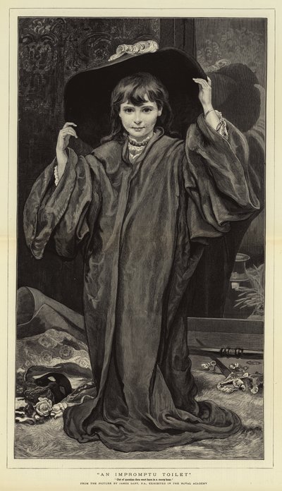 Een geïmproviseerde toilet door James Sant